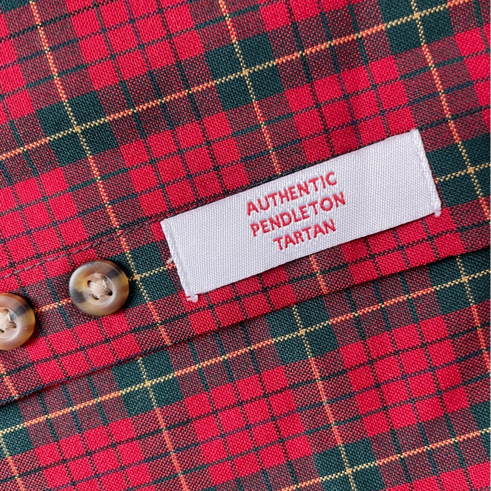 Sir Pendleton Worsted Wool Tartan Button Down | S… - image 7